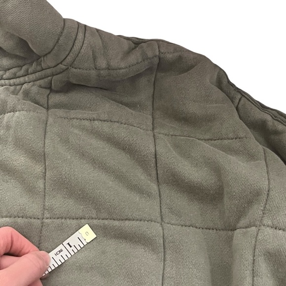 Free People Light Green Dolman Quilted Knit Jacket Small - Picture 16 of 16